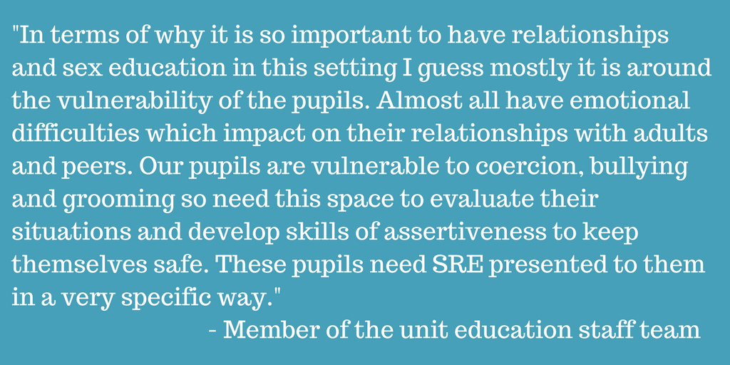 Feedback from mental health staff