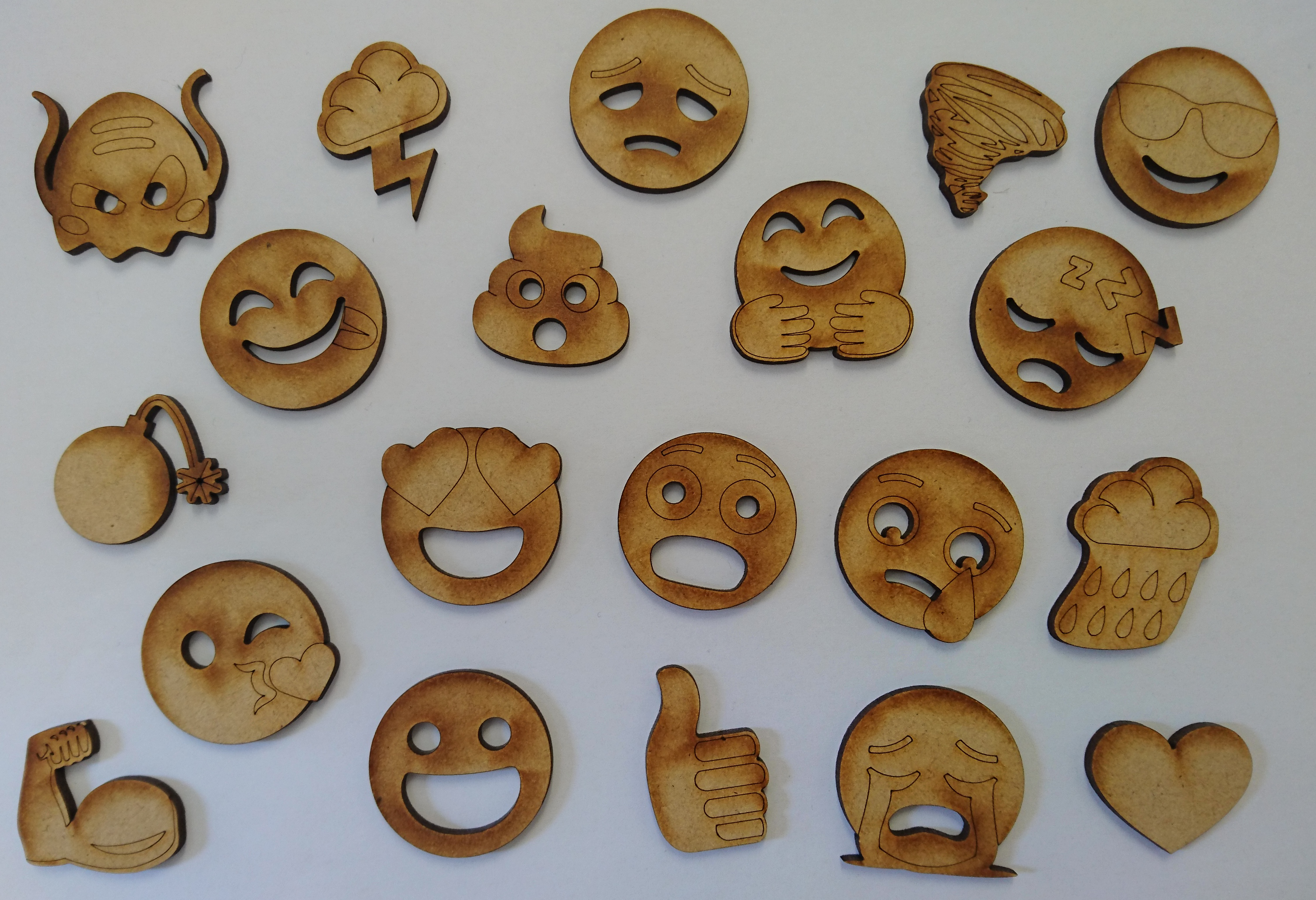 Emoji Woodcut 