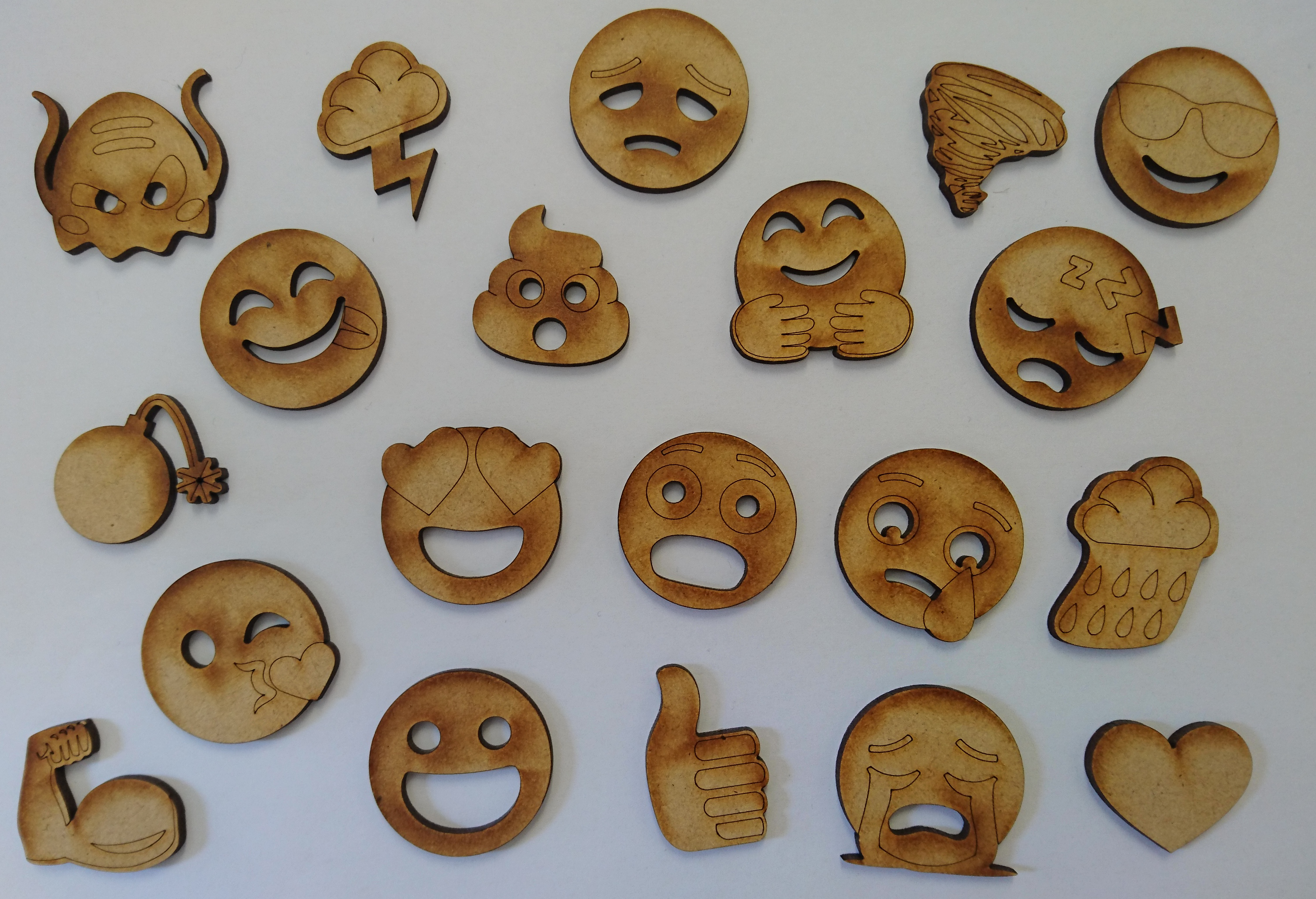 Emoji Woodcut