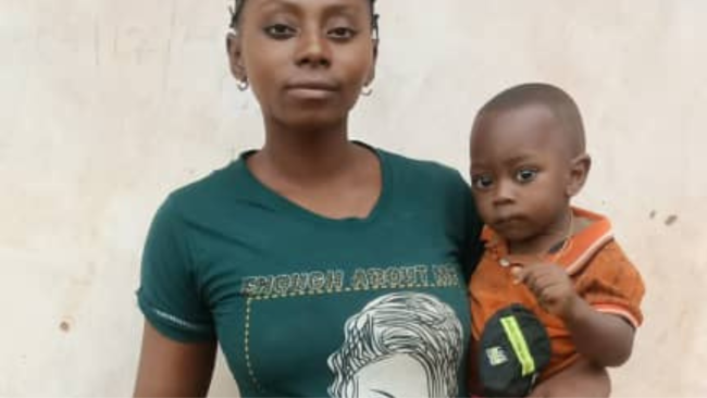 Patience with her second child born without HIV